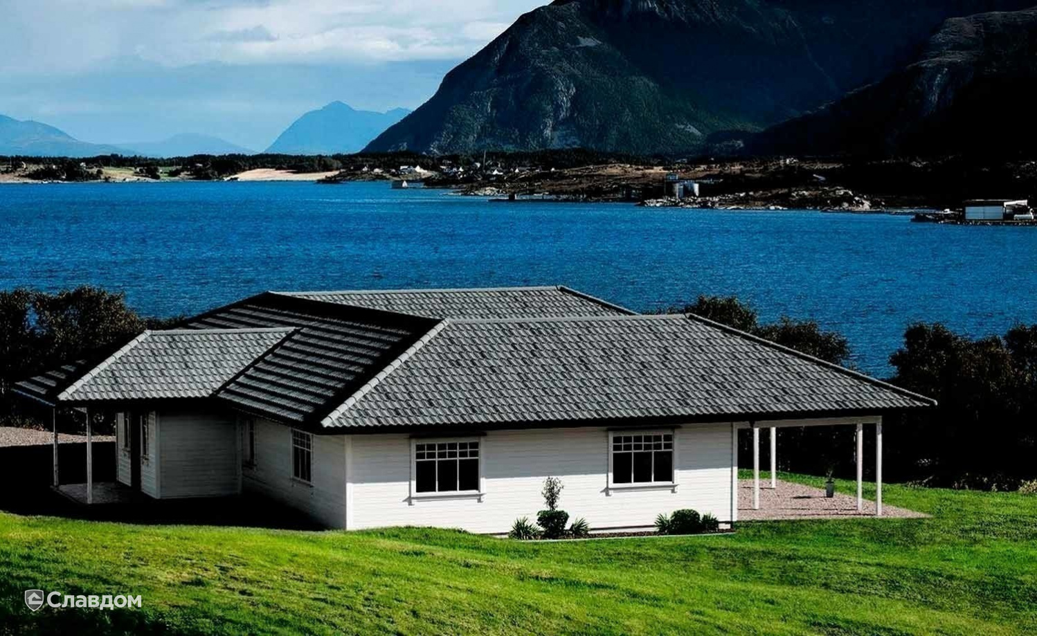 Композитная черепица рядовая AeroDek Tradition цвет Античный серый (21)