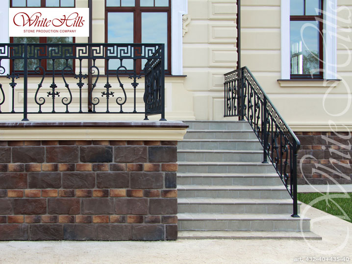 Облицовочный камень White Hills, Шеффилд, цвет 430+435-40