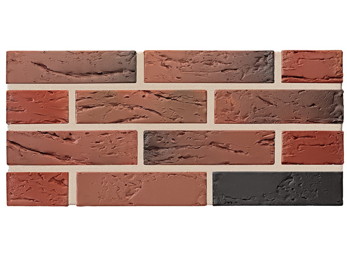 Облицовочный кирпич Кирово-Чепецк Аренберг кора дерева - 250x85x65 мм  